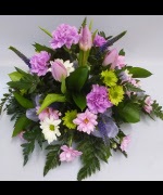 Lilac and Green Posy funerals Flowers